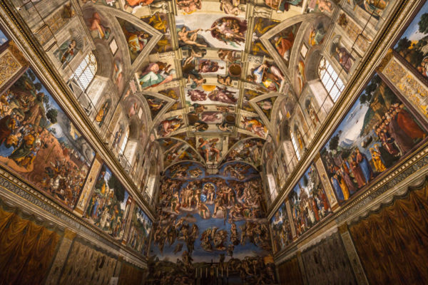 Sistine Chapel as seen on my Jewish Vatican tour