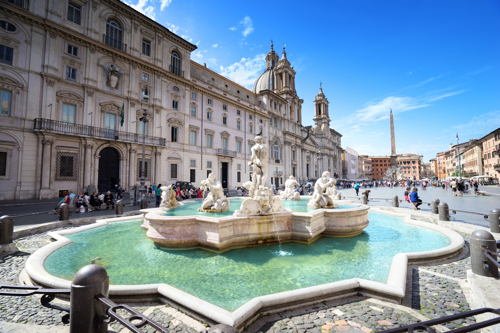 Piazza Navona: one of my favorite stops on my Rome on Wheels from a Jewish Perspective tour
