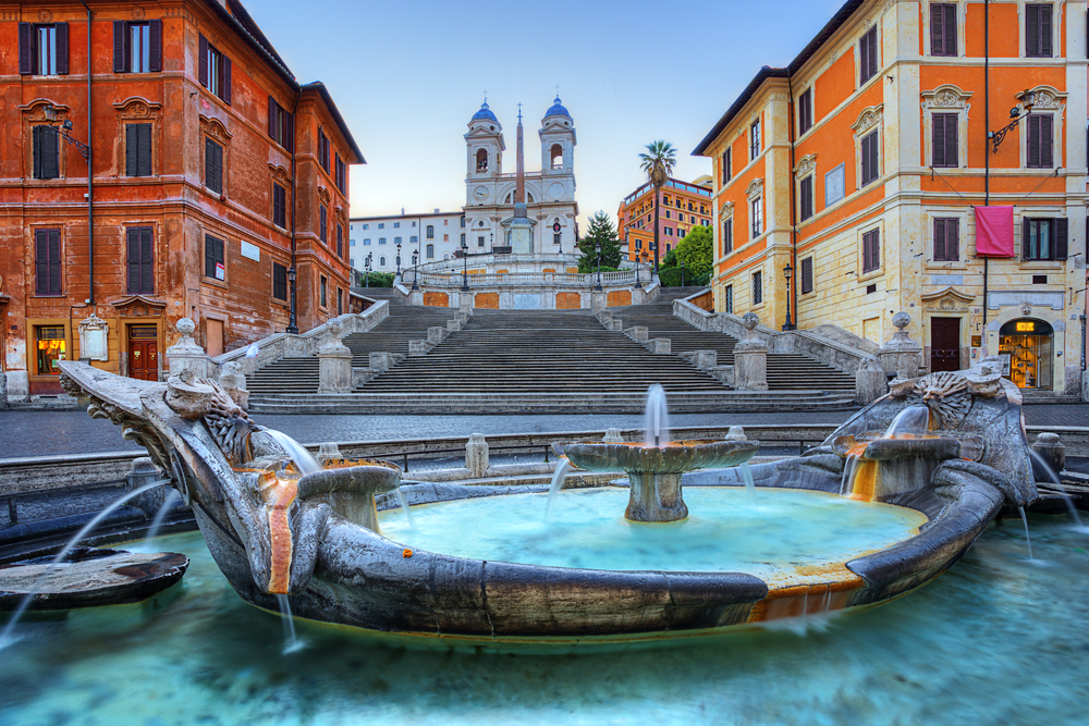Piazza Spagna: the meeting point for my Jewish evening stroll